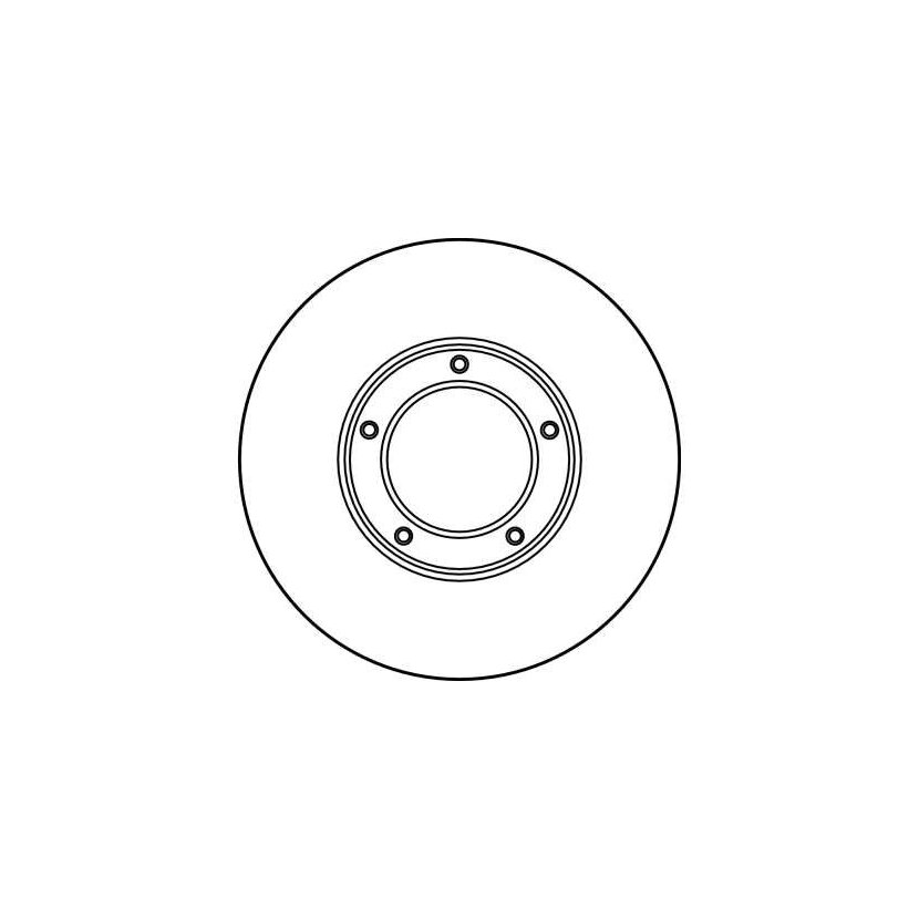 TRW Bremsscheibe DF1927 für 43512-35170