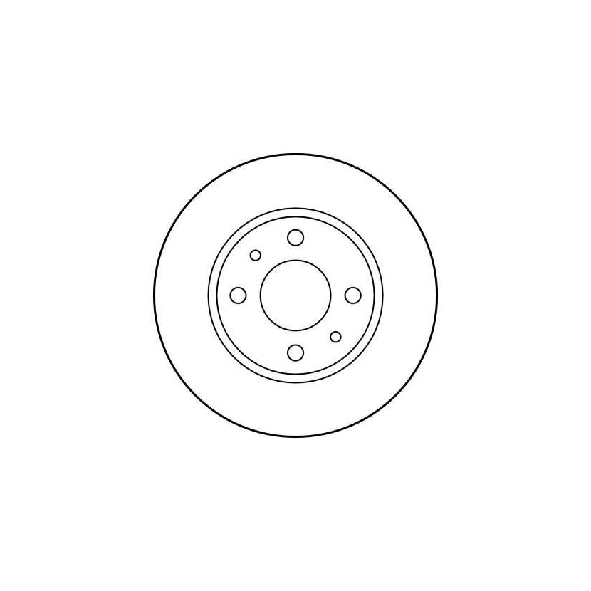TRW Bremsscheibe DF1748 für 21083501070