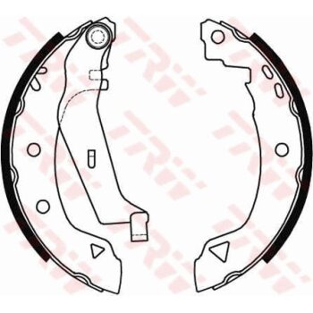 TRW Bremsbackensatz GS8538 für 60750207