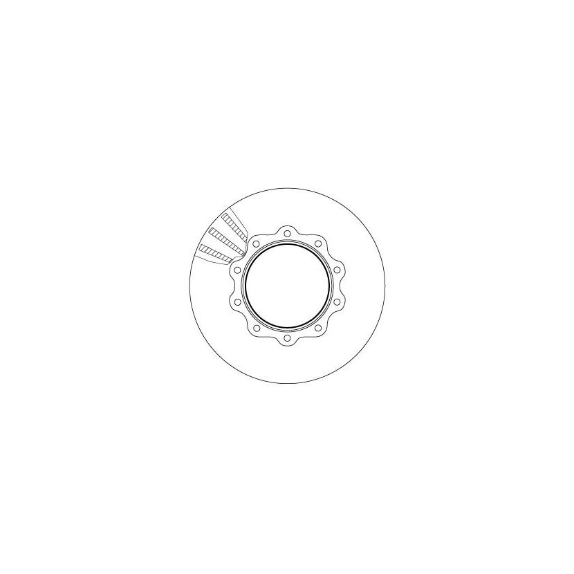 TRW Bremsscheibe DF5036S für 81501100009