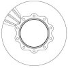 TRW Bremsscheibe DF5036S für 81501100009