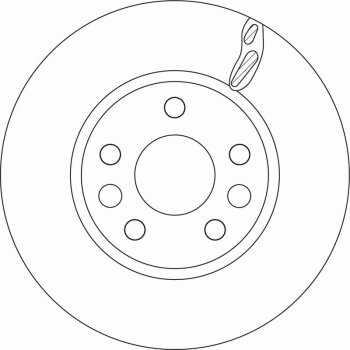 TRW Bremsscheibe DF6546 für 40 20 620 00R