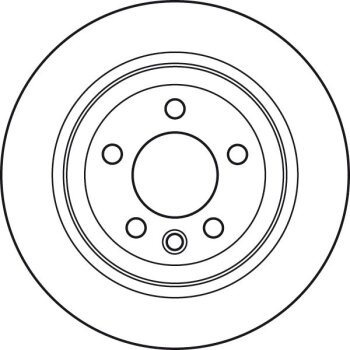 TRW Bremsscheibe DF4718S für 7L6 615 601 G