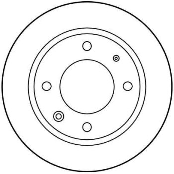 TRW Bremsscheibe DF1117 für 95 582 061