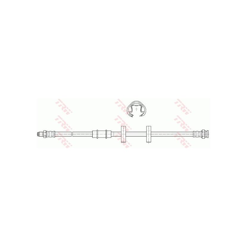 TRW Bremsschlauch PHB327 für 7563849