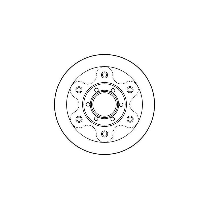 TRW Bremsscheibe DF2788S für 93821918