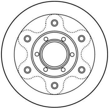 TRW Bremsscheibe DF2788S für 93821918