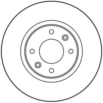 TRW Bremsscheibe DF2796 für 4246 L8