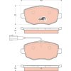 TRW Bremsbelagsatz, Scheibenbremse GDB1707 für 77364331