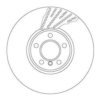 TRW Bremsscheibe DF6611S für 6 785 669