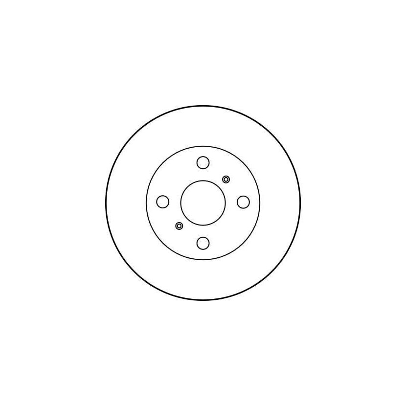 TRW Bremsscheibe DF3101 für 43512-20260