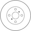 TRW Bremsscheibe DF3101 für 43512-20260