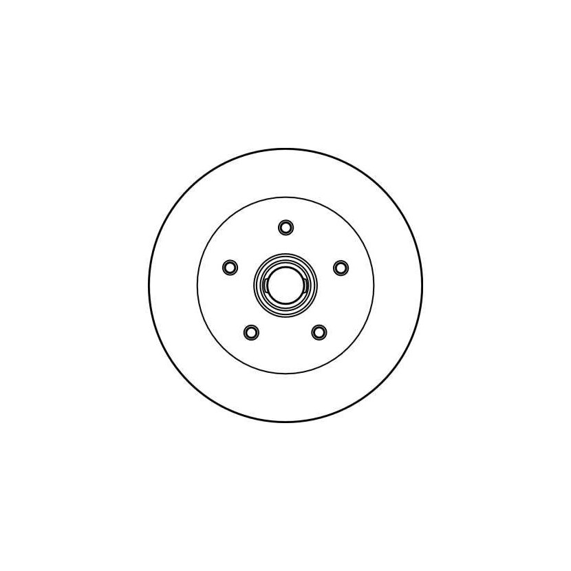 TRW Bremsscheibe DF2587 für 251 407 617 F