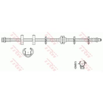 TRW Bremsschlauch PHB187 für 7655155