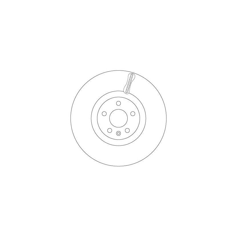 TRW Bremsscheibe DF6939S für 31400568