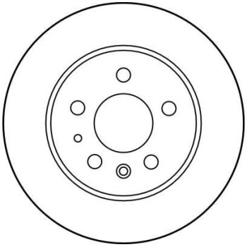 TRW Bremsscheibe DF1574 für A 115 423 04 12