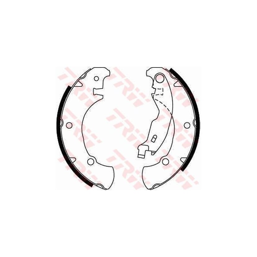 TRW Bremsbackensatz GS8654 für 9947690