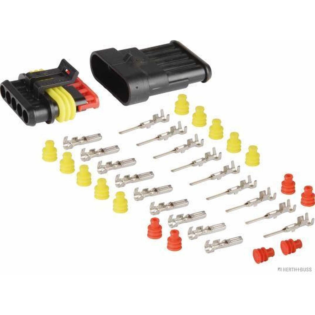 HERTH+BUSS Steckgehäusesatz AMP Tyco Superseal, 5-polig - 50390829