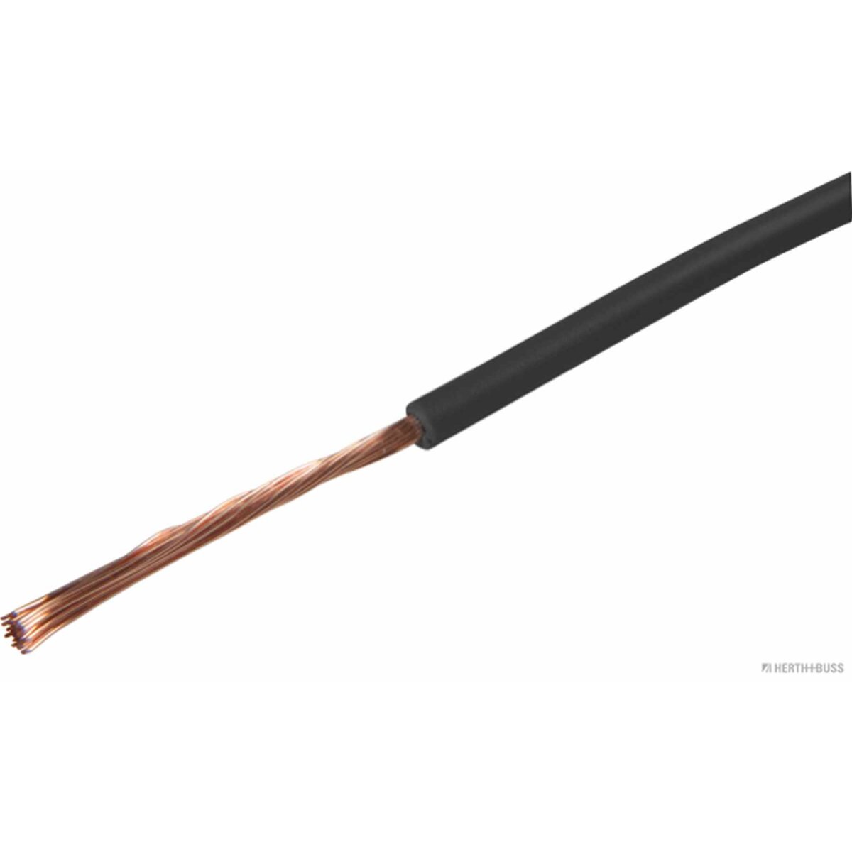 HERTH+BUSS Elektroleitung FLY 0,75 mm², schwarz, PVC - 51275106000 - 50 Meter