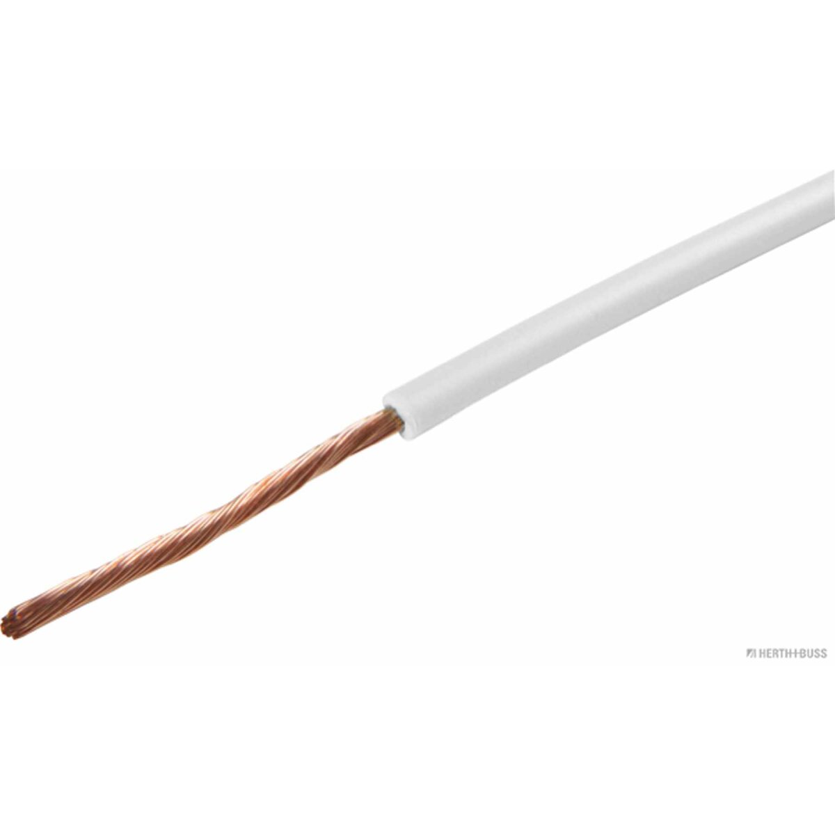 HERTH+BUSS Elektroleitung FLY 1,0 mm², weiß, PVC - 51275107001 - 50 Meter
