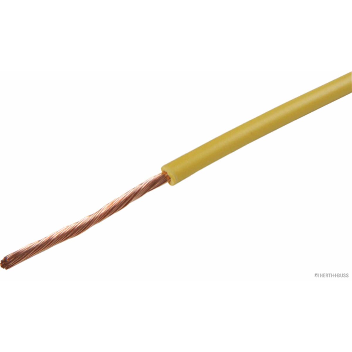 HERTH+BUSS Elektroleitung FLY 1,0 mm², gelb, PVC - 51275107002 - 50 Meter
