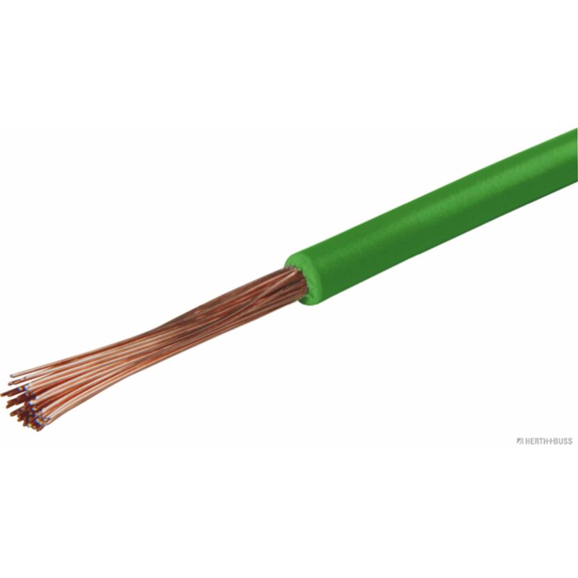 HERTH+BUSS Elektroleitung FLY 2,5 mm², grün, PVC - 51275109004 - 50 Meter