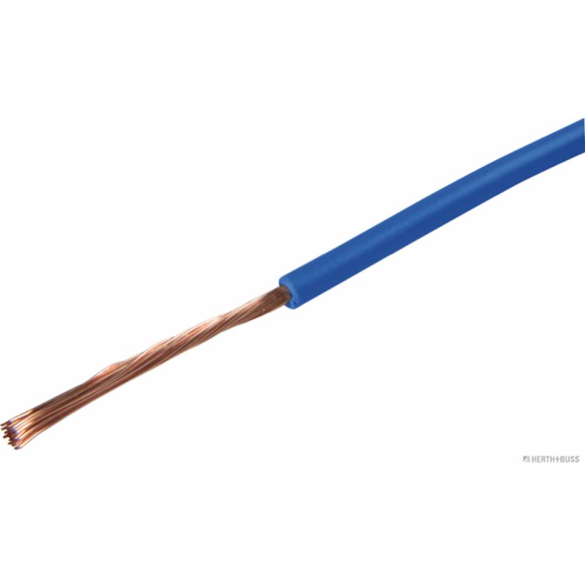 HERTH+BUSS Elektroleitung FLY 0,75 mm², blau, PVC, 5 m - 51275406006