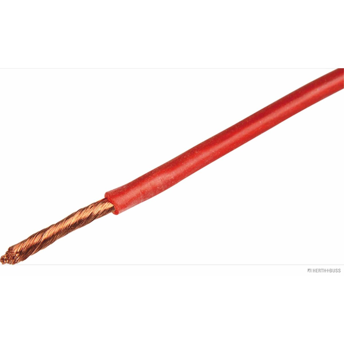 HERTH+BUSS Elektroleitung Silikon 1,5 mm², rot, 5 m - 51275508005