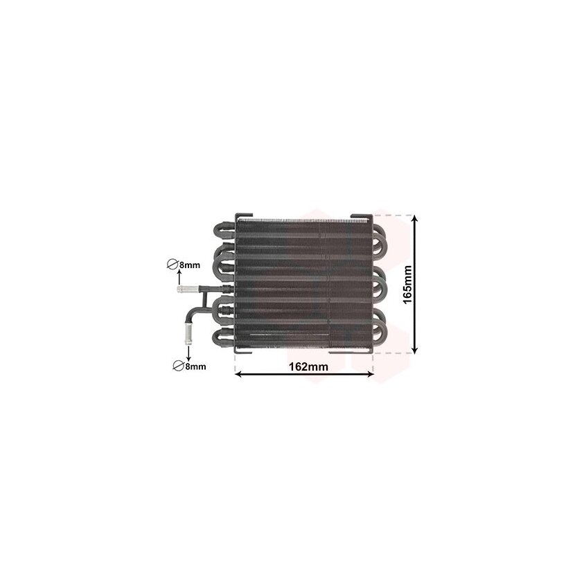 VAN WEZEL Kraftstoffkühler 30002443 für 2035010201