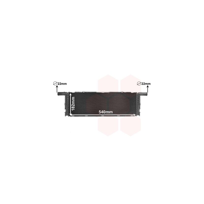 VAN WEZEL Kühler, Motorkühlung 74012701 für 99110613801
