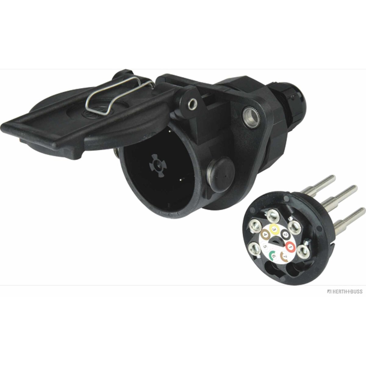 HERTH+BUSS Steckdose 5-polig, 24 V - 51305255