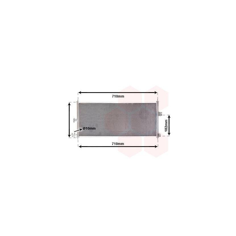 VAN WEZEL Kondensator, Klimaanlage 13005270 für 92100-BM400