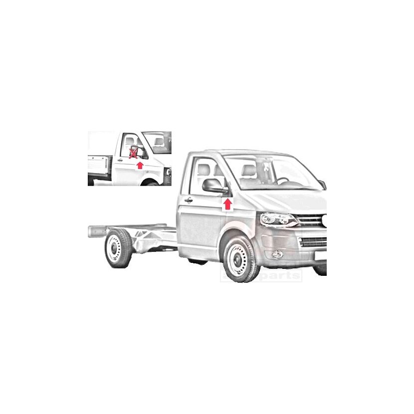 VAN WEZEL Außenspiegel 5896803 für 7E1857507