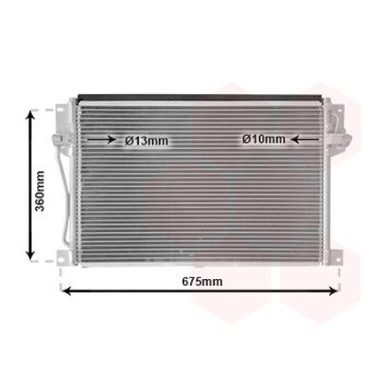 VAN WEZEL Kondensator, Klimaanlage 59005077 für 6849575