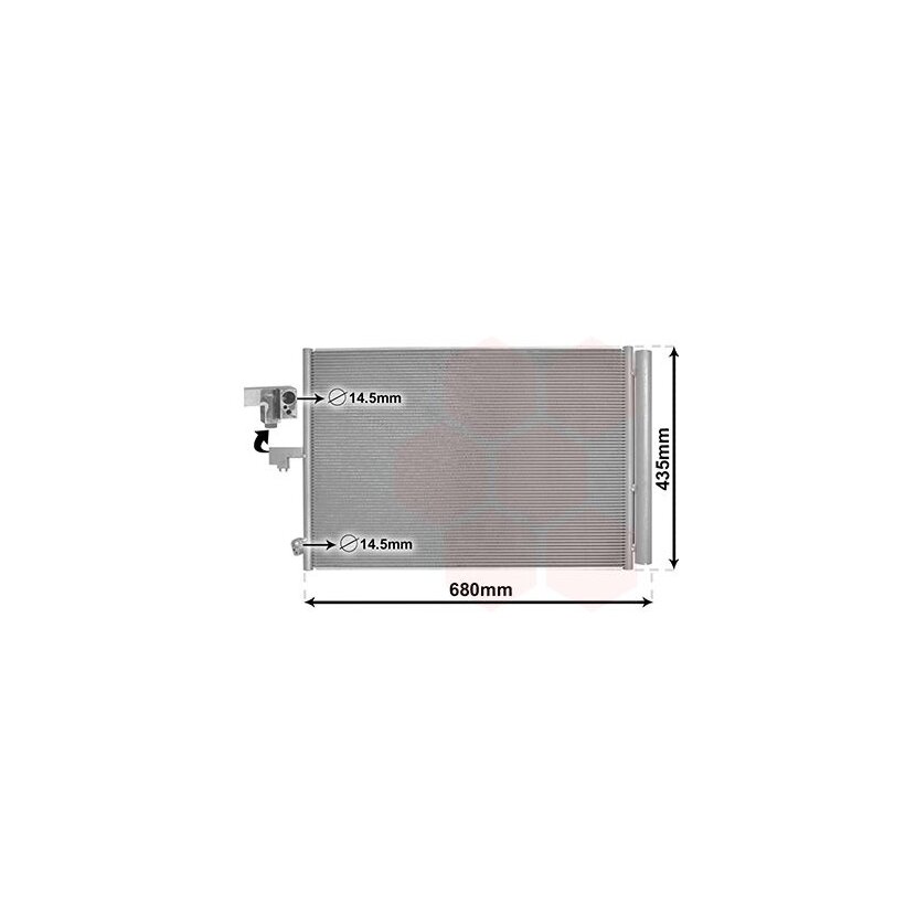 VAN WEZEL Kondensator, Klimaanlage 30015708 für 0995001554
