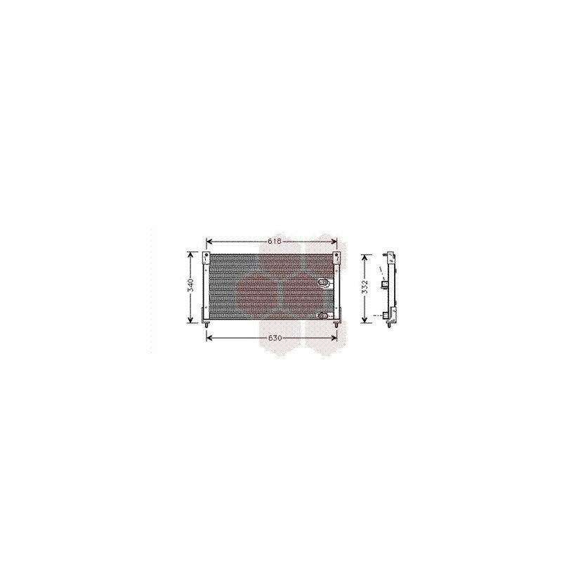 VAN WEZEL Kondensator, Klimaanlage 02005116 für 80100-SN7-E01
