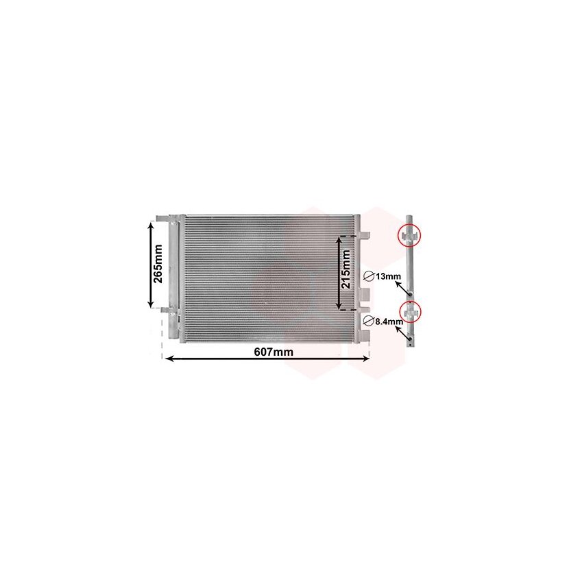 VAN WEZEL Kondensator, Klimaanlage 82005244 für 97606-1J000
