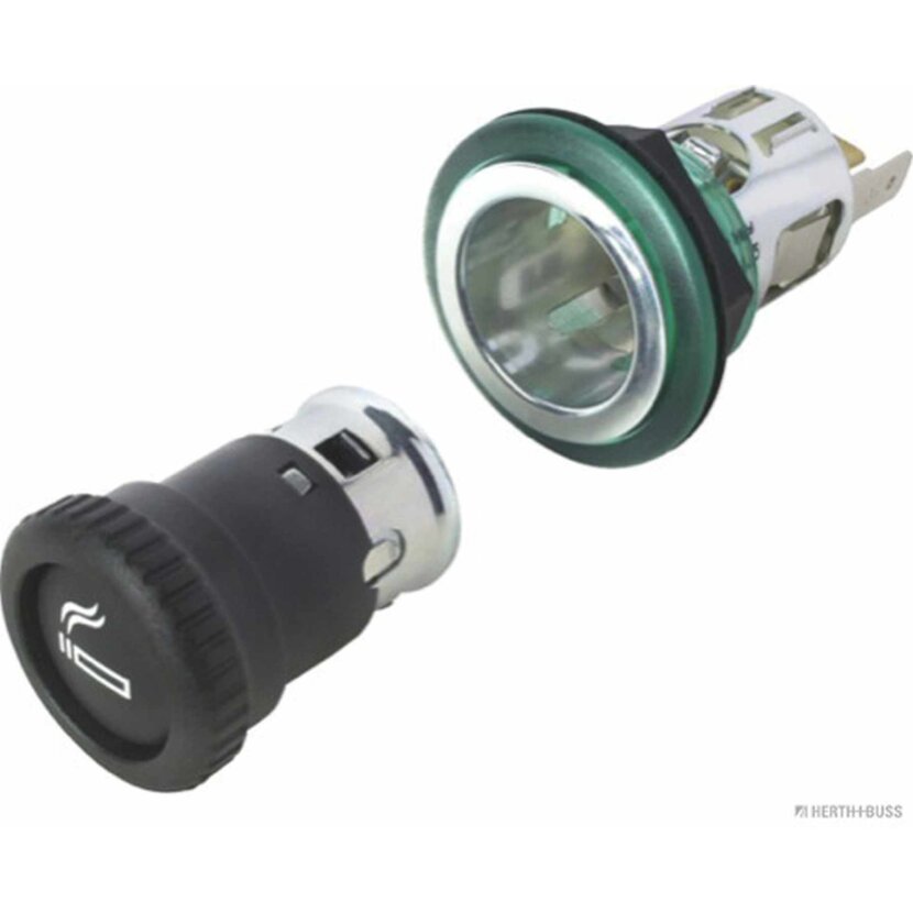 HERTH+BUSS Zigarettenanzünder grün unbeleuchtet, 12 V - 56392607