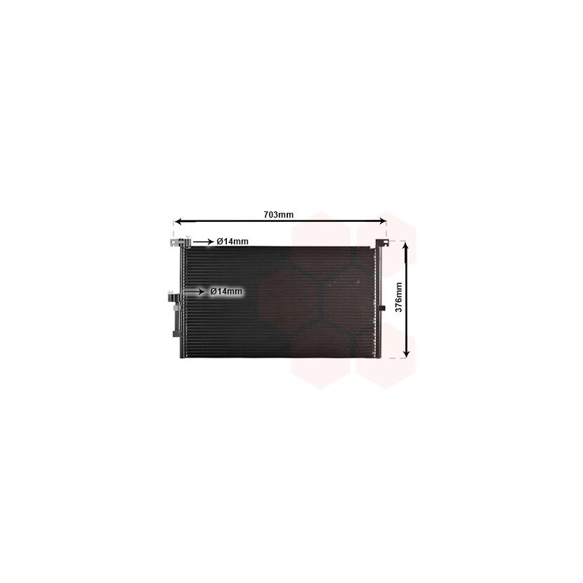 VAN WEZEL Kondensator, Klimaanlage 77005032 für C2S1232