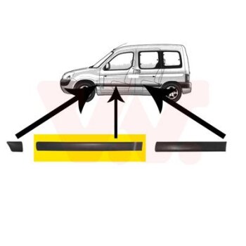 VAN WEZEL Zier-/Schutzleiste, Tür 4051423 für...