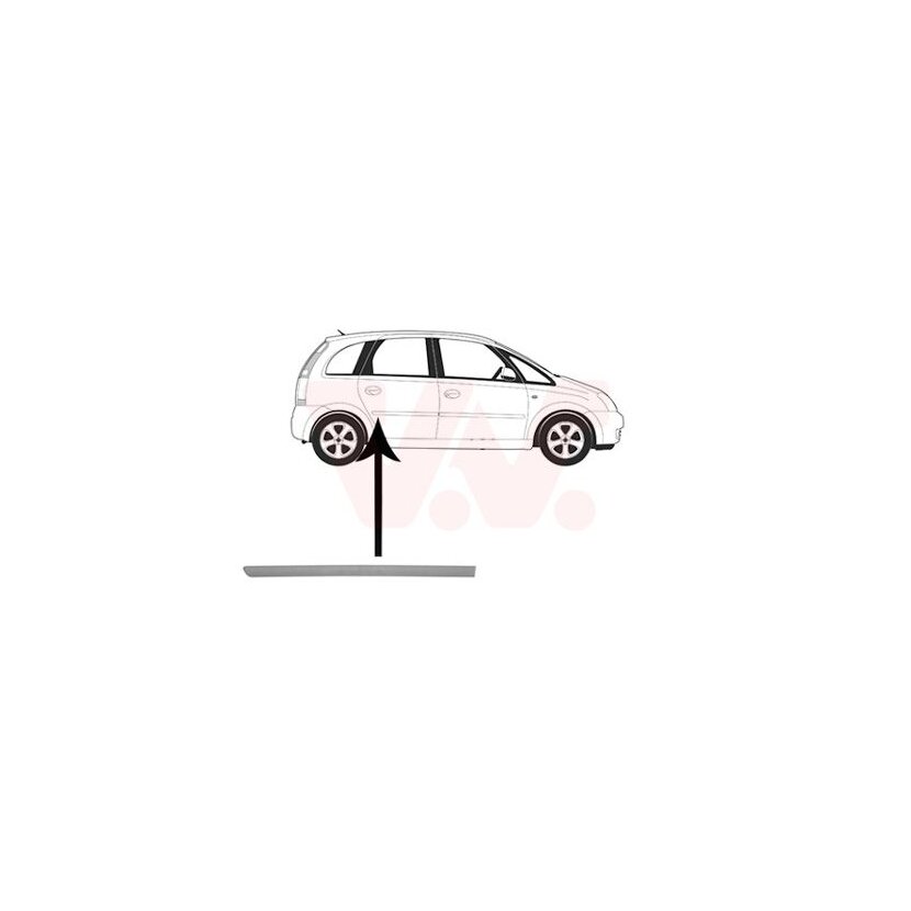 VAN WEZEL Zier-/Schutzleiste, Tür 3781426 für 13113501