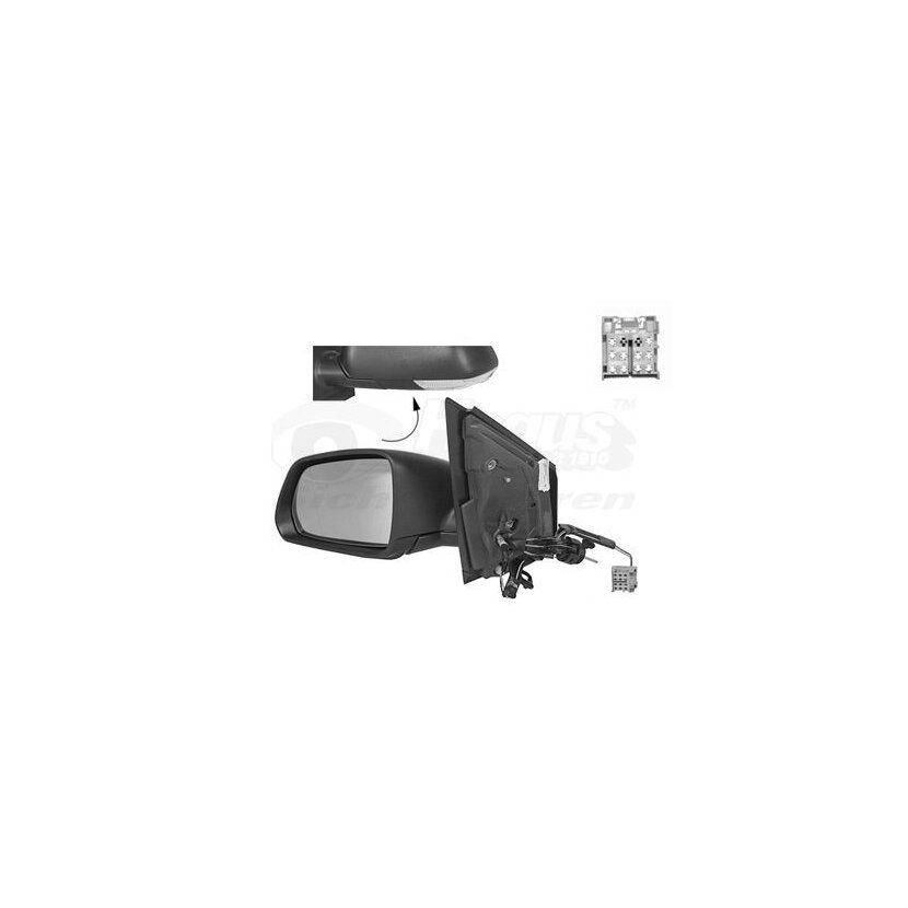 VAN WEZEL Außenspiegel 5828803 für 1Z0857537