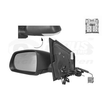 VAN WEZEL Außenspiegel 5828803 für 1Z0857537