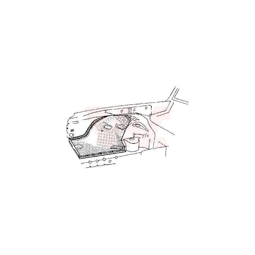 VAN WEZEL Innenkotflügel 3010258