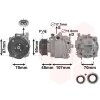VAN WEZEL Kompressor, Klimaanlage 3700K659 für 1618433