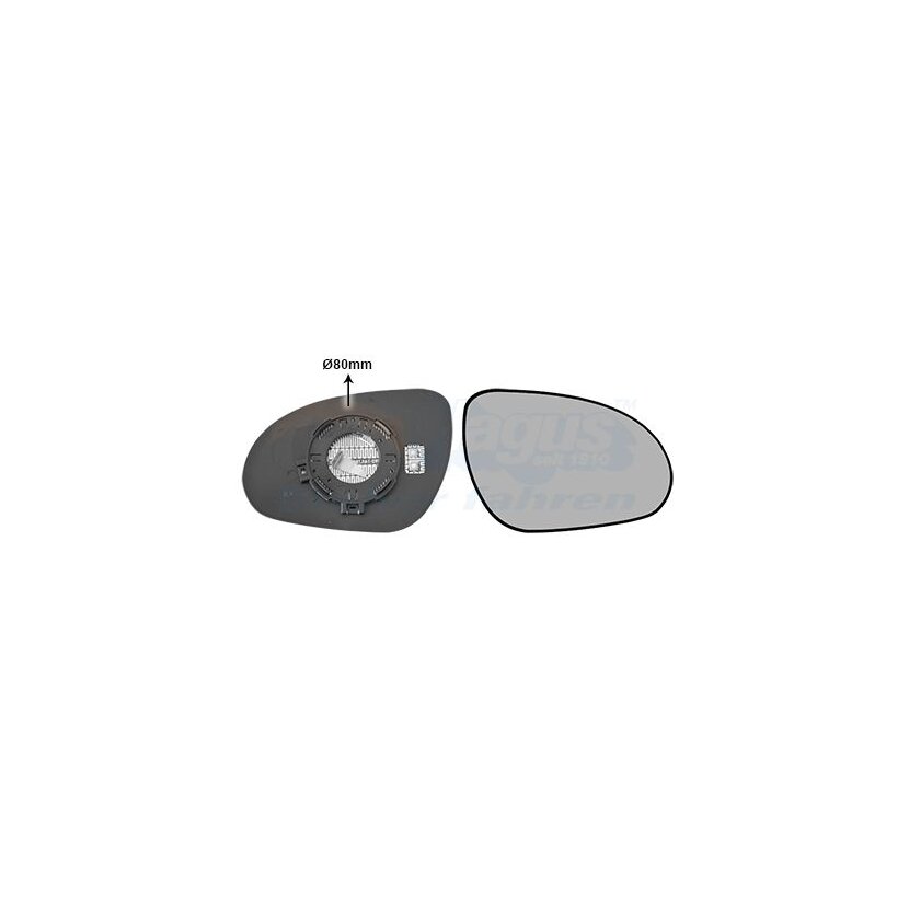 VAN WEZEL Spiegelglas, Außenspiegel 8207836 für 876212R100