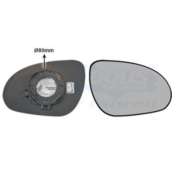 VAN WEZEL Spiegelglas, Außenspiegel 8207836...