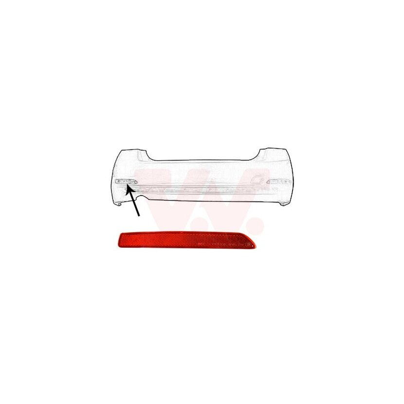 VAN WEZEL Rückstrahler 0693939 für 63147400207