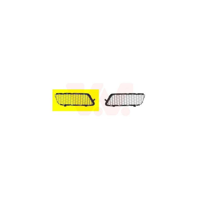 VAN WEZEL Lüftungsgitter, Stoßfänger 0160592 für 0156059065