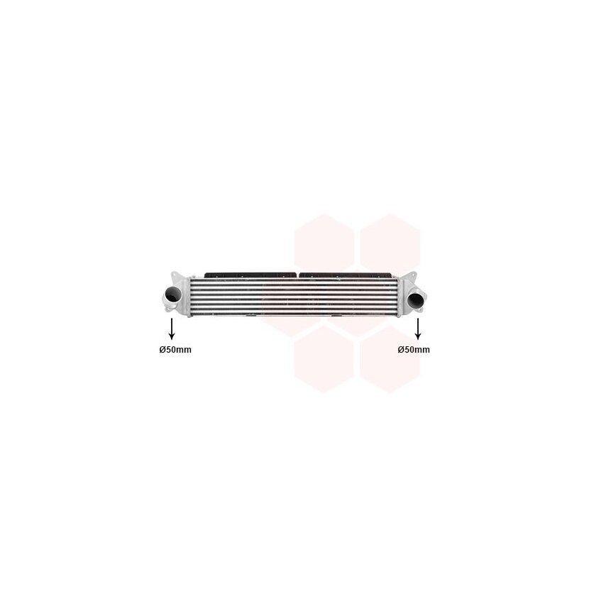 VAN WEZEL Ladeluftkühler 83014706 für 2827003000